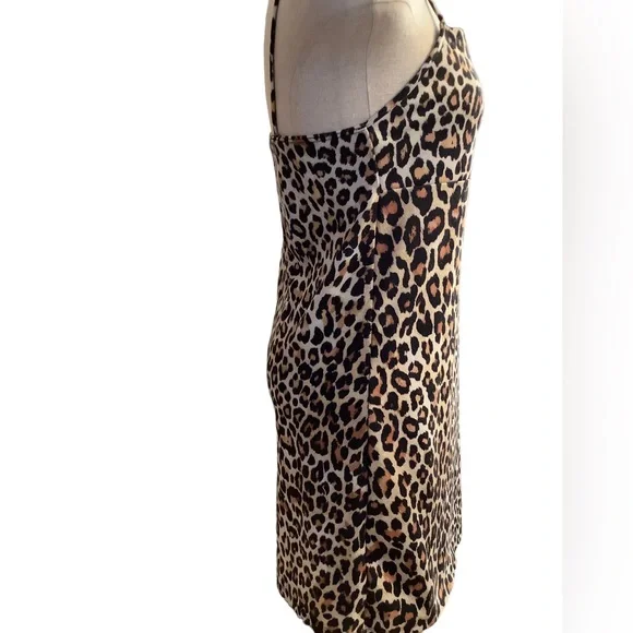ZARA‎ TRAFALUC  LEOPARD SQUARE NECK STRAPPY MINI DRESS SIZE MEDIUM - Picture 7 of 12